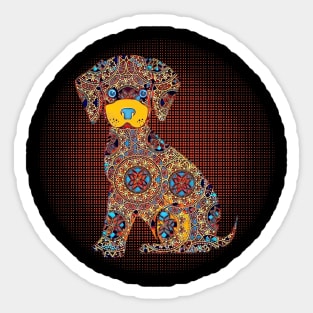 Dog Mandala Sticker